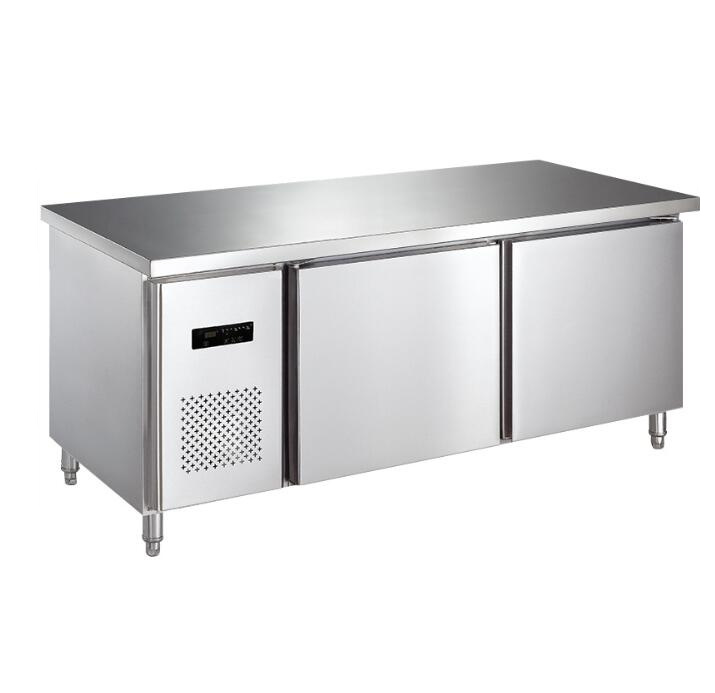 Workbench Fridge 2 Doors Stainless Steel Workbench freezer
