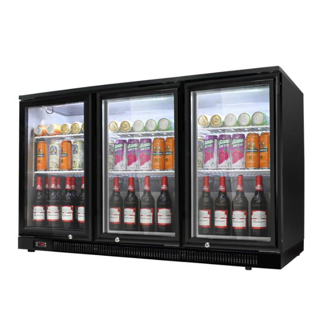 Sliding Door Beer Cooler Beverage Cooler / Upright cooler