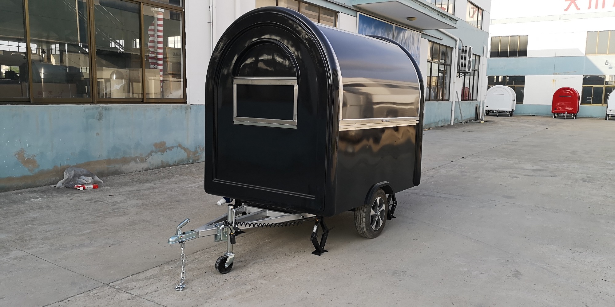 Mobile Food Trailer Concession Truck Catering Trailer 230X165X230CM