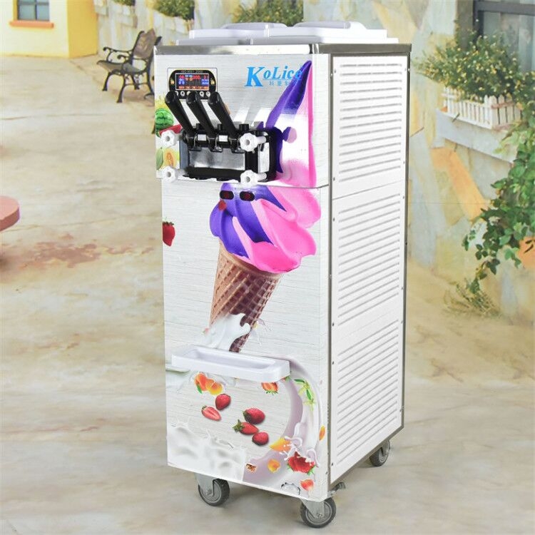 3 Flavors Burst Carpigian Yogurt ice cream machine/Soft Serve Ice Cream