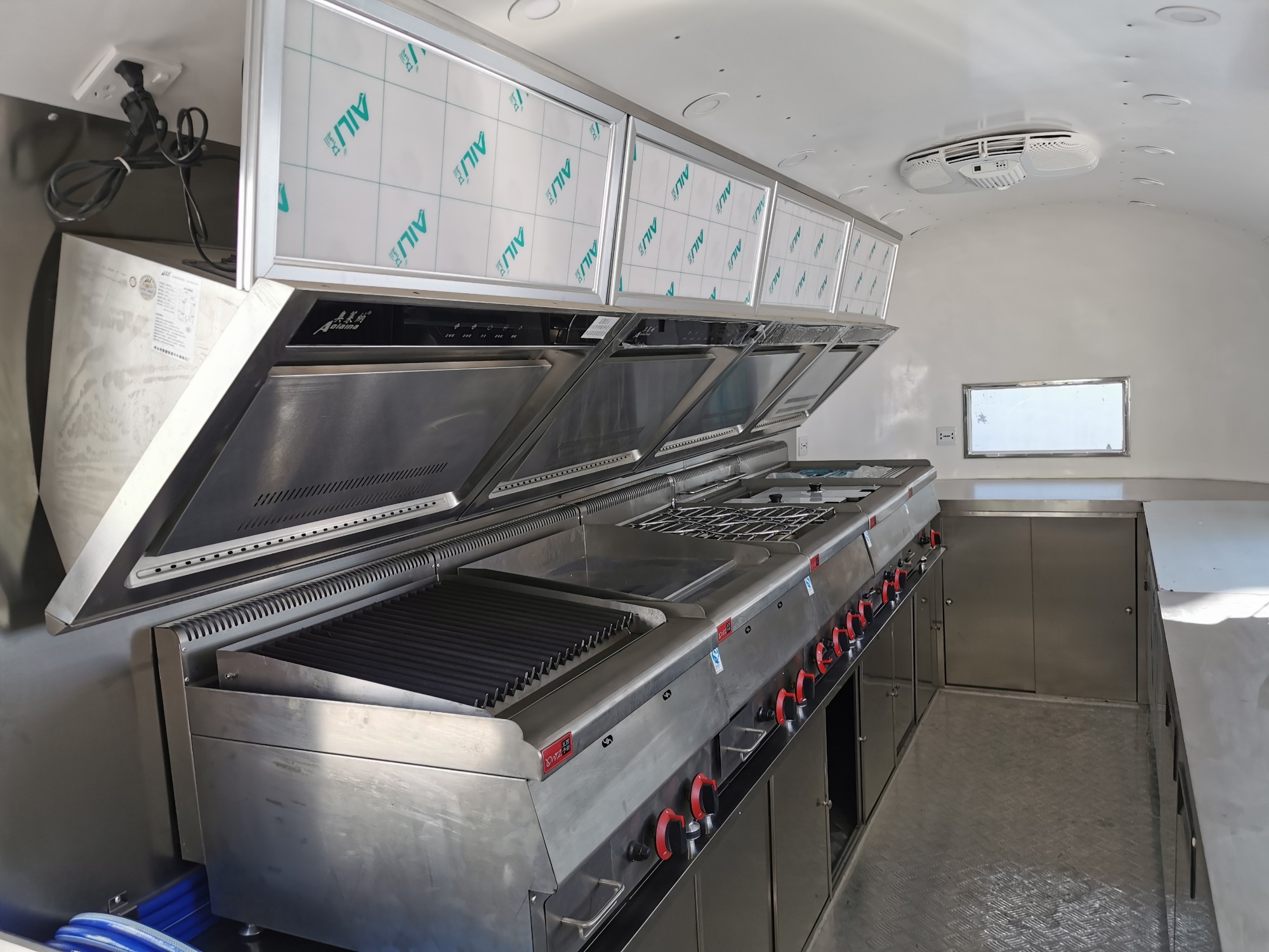 CustomizeRetro Catering trailer Stainless steelFood truck Food Trailer
