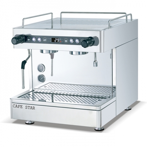Double head Italian semi-automatic coffee machine Key digital screen K102T