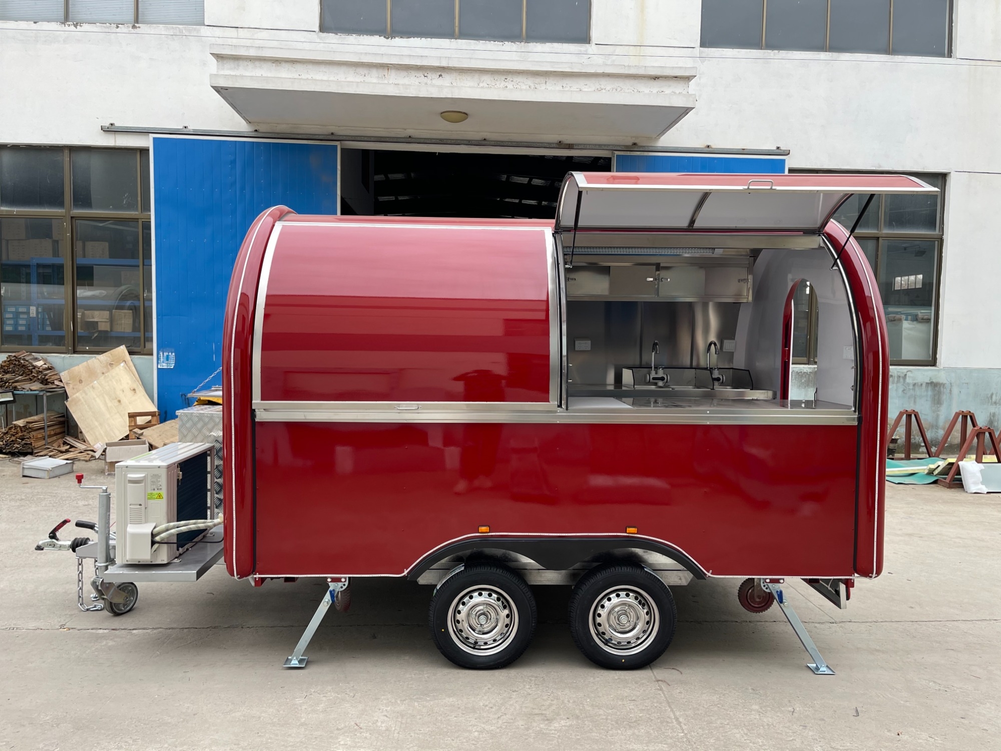 Customized-Mobile Food Trailer Concession Truck Catering Trailer ...