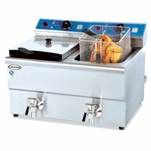 Counter Top Electric Fryer 2-Tank  8LX2