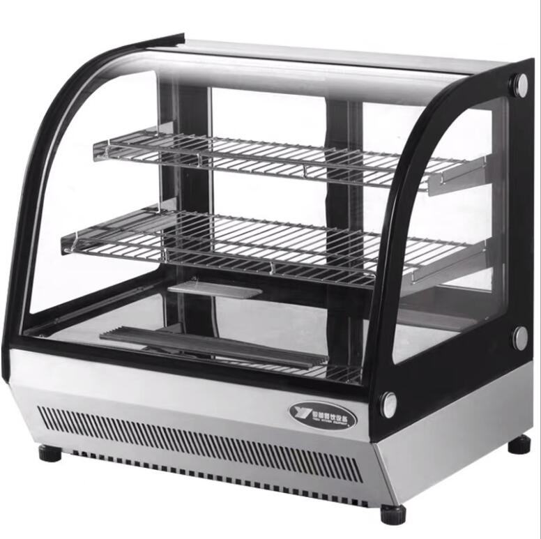 Mini table top cake showcase warmer/cooler chiller cake showcase chiller