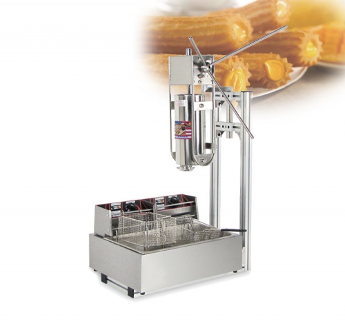 Commercial 5L Spanish Churros Machine and 12L Fryer for sale