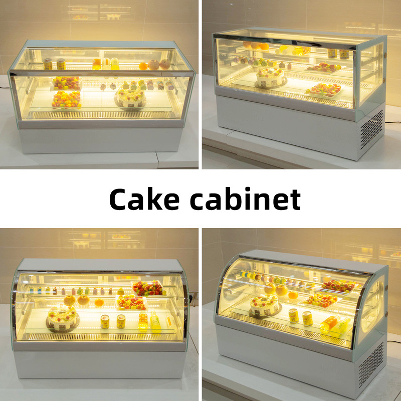 Mini table top cake showcase warmer/cooler chiller cake showcase chiller